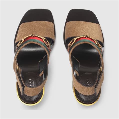 gucci bengal sandals|gucci horsebit sandal.